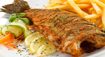 سمك مقلي ,سمك مقلي مع الارز الاصفر ,Fried Fish ,http://tabkhzake.blogspot.com/2015/10/Fried-fish.html