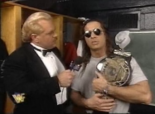 WWF / WWE - In Your House 6 - Doc Hendrix interviews world champion Bret Hart