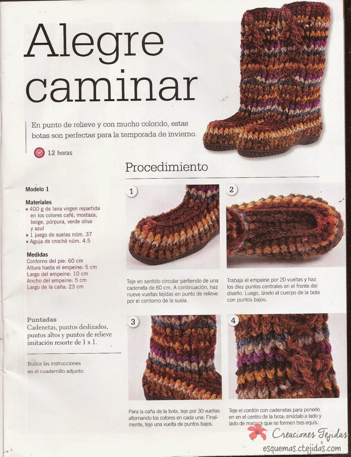 Zapatos a Crochet | Botas
