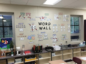 Mr. Holdren math word wall