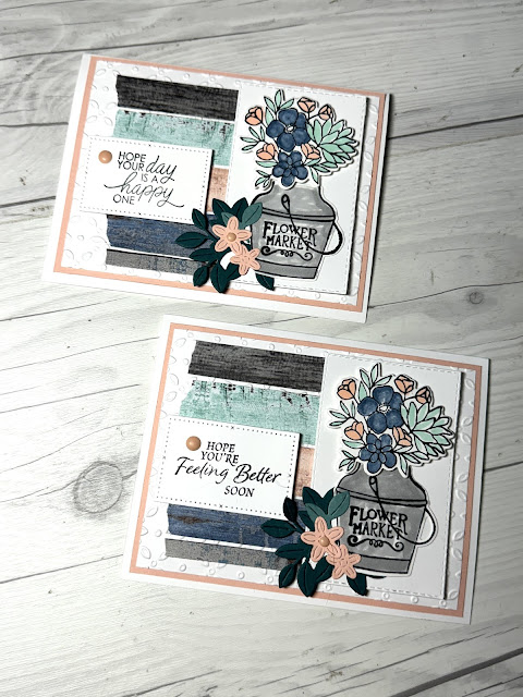 Stampin' Up! greeting card using Country Woods Suite