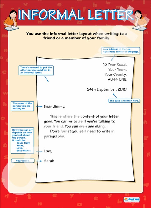 My English Pages Online: How to write an Informal letter