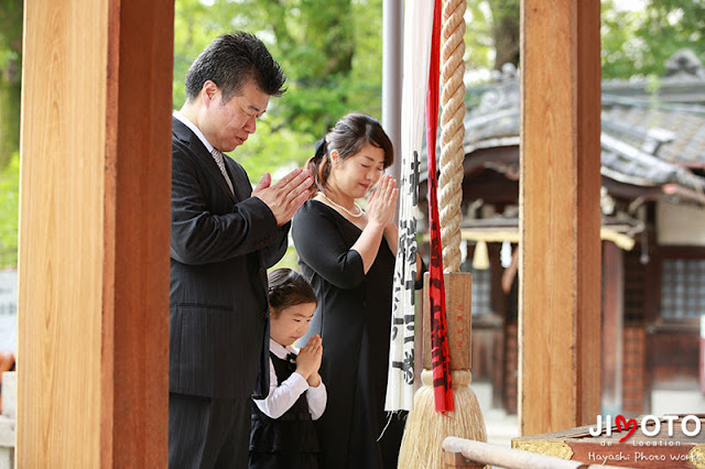 野見神社でのお宮参り出張撮影