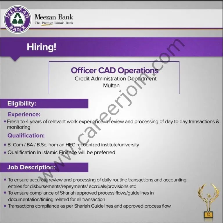 Jobs in Meezan Bank Limited