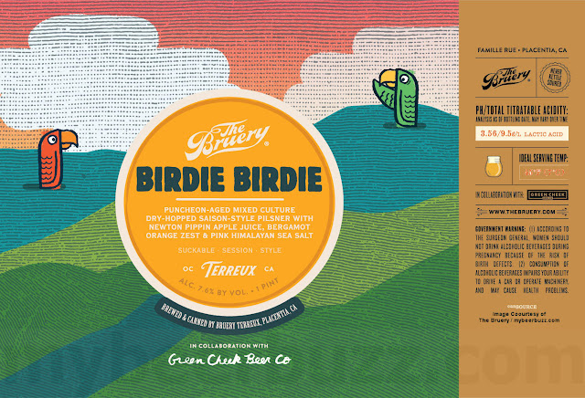 The Bruery & Green Cheek Beer Collaborate On Birdie Birdie Cans