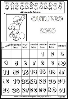 Calendário de 2020