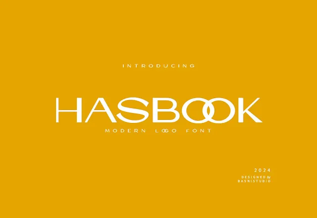 Hasbook Logo Font