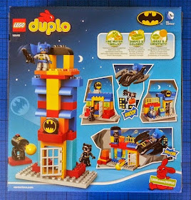 LEGO DUPLO Batcave Adventure set review rear of pack shot