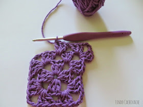 tutorial crochet cuadradito tejido