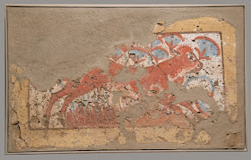 Bench Side-Panel Depicting a Calf in the Marshes: New Kingdom