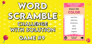 Phoenix's Trivia Word Scramble Challenge Puzzle game 9 with solution