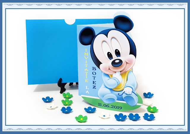 invitatii botez mickey mouse