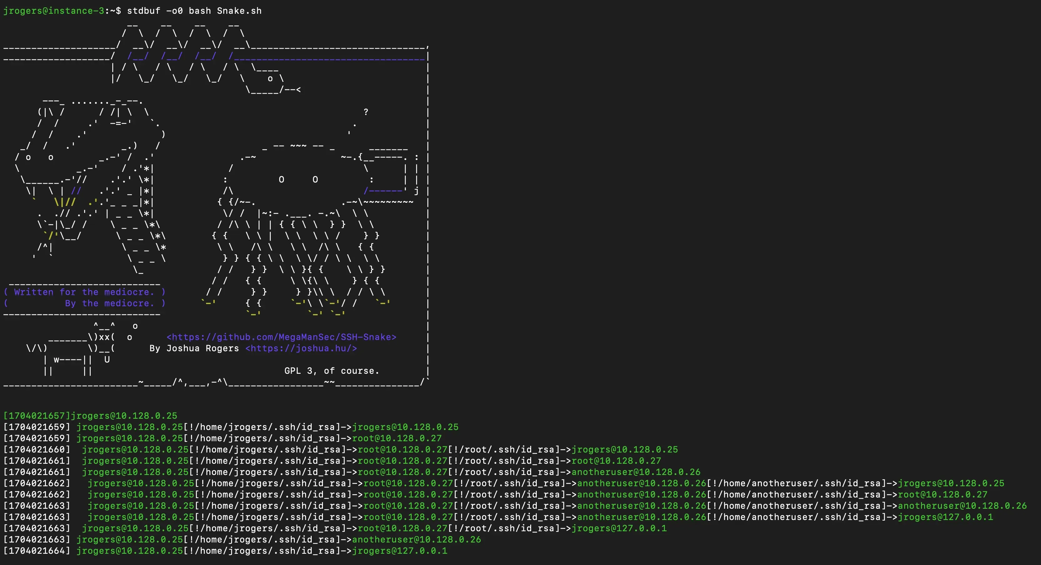 SSH-Snake: Automated SSH-Based Network Traversal