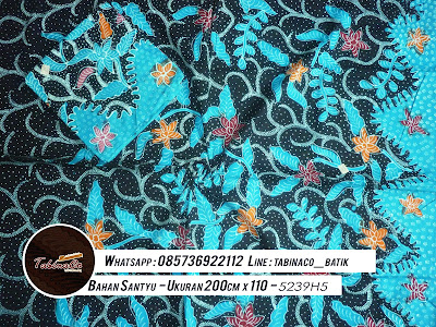 batik sarimbit - bahan santyu - ukuran 200cm x 110cm