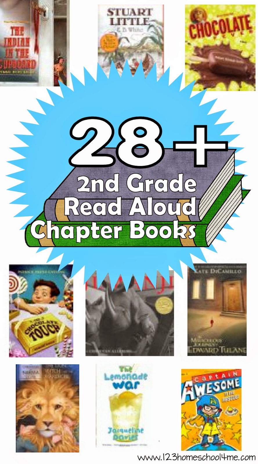 28 Books you'll love reading out loud to your 2nd Grader - amazing 2nd grade book list