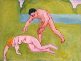 Nymph and Satyr by Henri Matisse - Genre Paintings from Hermitage Museum
