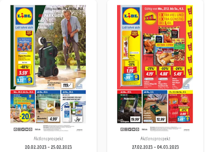 Lidl angebote - prospekt ab 20.02 / 27.02 2023 →  XXL | Online Super SALE % | DEAL DAYS