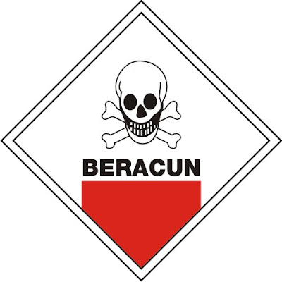 Contoh Sticker Sabloon Untuk Simbol Peringatan Bahan Kimia 