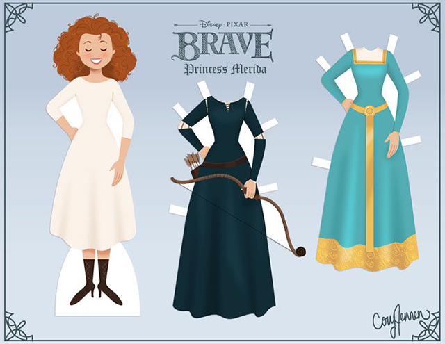 Disney Princess paper dolls filmprincesses.filminspector.com