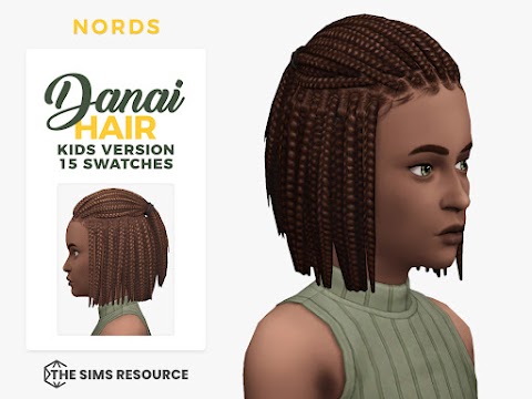 Danai: A Sims 4 CC Hair for Kids