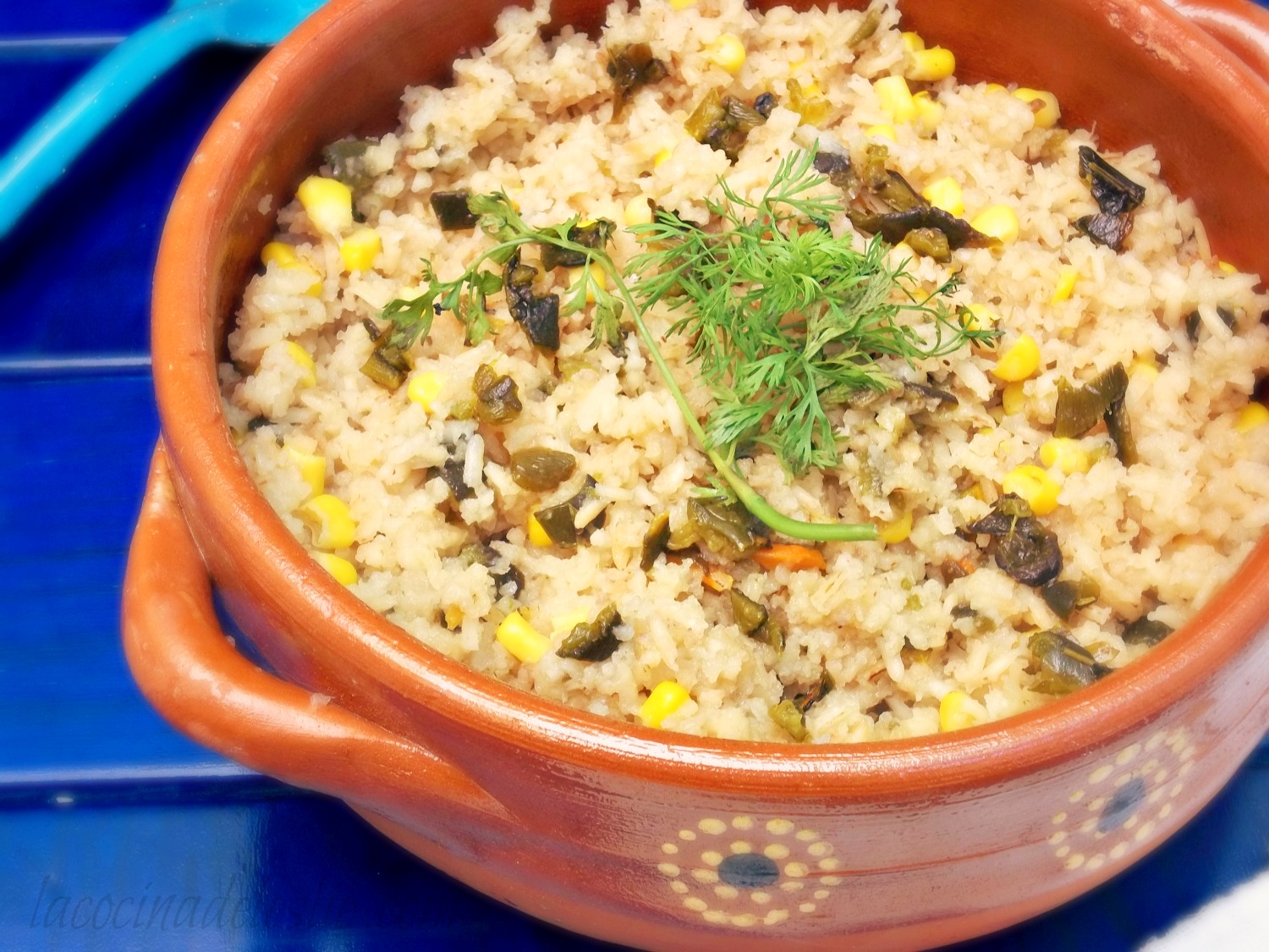 Arroz con Crema y Elote (White Rice with Cream and Corn) - La Cocina de  Leslie