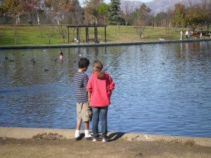 Kids Fishing, photo by Rosemary West © 2008