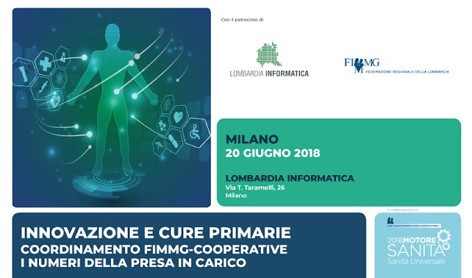  Il 20 giugno a Milano si aprirà il convegno dal titolo 'Innovazione e cure primarie'