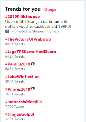 trending topik twitter