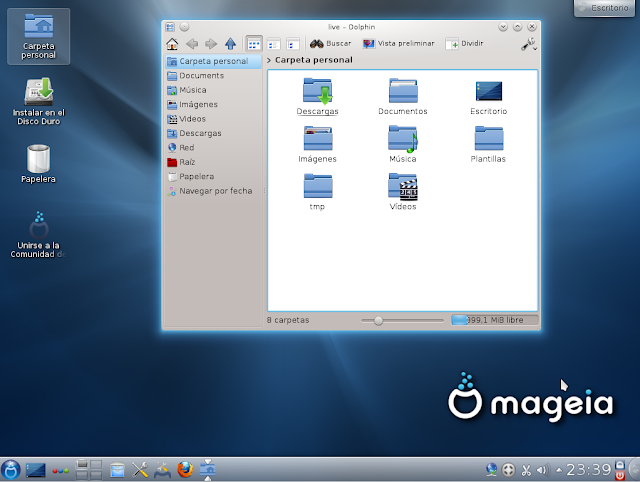 Mageia 2 LiveCD KDE x32 [Español][Distro de Linux que está desplazando a Ubuntu en descargas][Varios servidores]