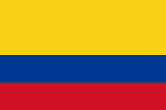 Mewarnai Gambar Bendera Negara Kolombia Untuk Diwarnai Anak