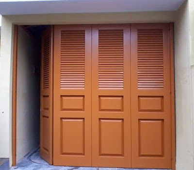 model pintu garasi minimalis terbaru
