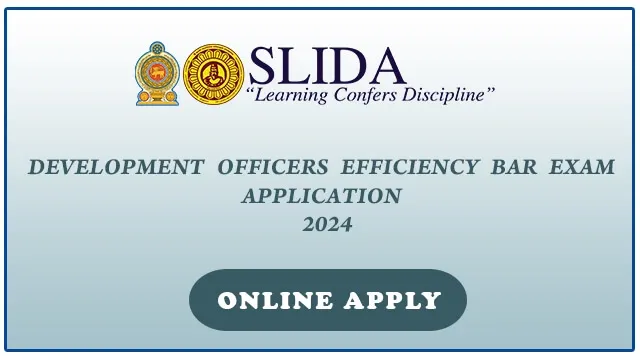Development Officers Efficiency Bar Exam Application 2024
