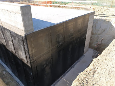 Impermeabilizzazione muro controterra in cemento armato