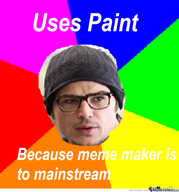 ms paint instead of meme maker builder