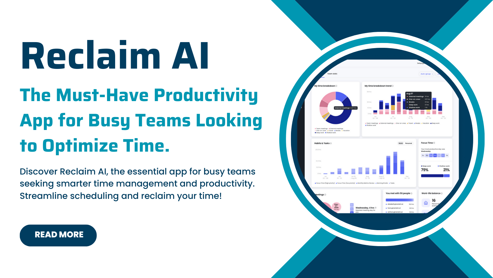 Reclaim AI: The Must-Have Productivity App for Busy Teams Looking to Optimize Time.