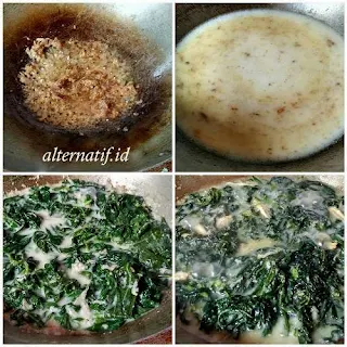 Resep Membuat Daun Singkong Kuah Santan