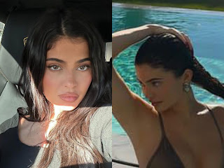 Kylie Jenner Sizzles In Earthy colored Swimwear While Presenting In The Pool During Her 'Staycation'