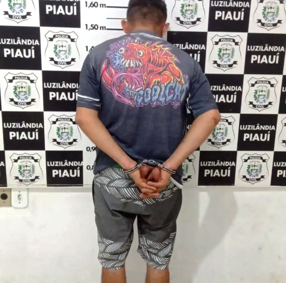 Homem é preso em flagrante em posse de pistola, munições e entorpecentes no norte do Piauí
