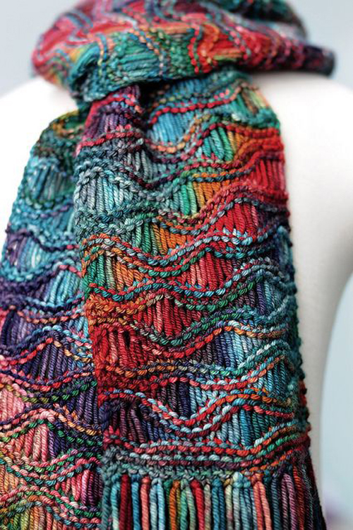 Easy Drop Stitch Scarf - Free Pattern 