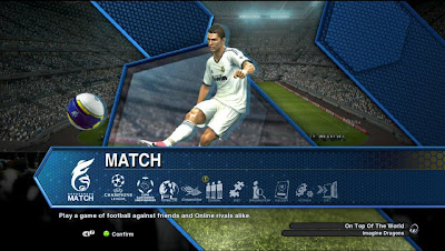 Menu PES2013