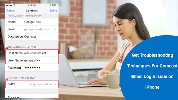 Comcast email login issue iPhone