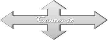 CENTER A GADGET