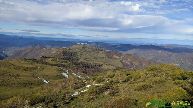 Vista desde el Alto de la Tejera hacia el Mirador de Coto Bello