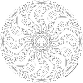 Print and color this mandala in jpg or png format. Click through for the best version. 