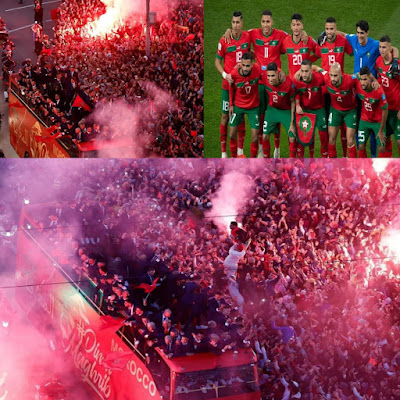 The reception of the Moroccan national team after the wonderful participation in the Qatar 2022 World Cup