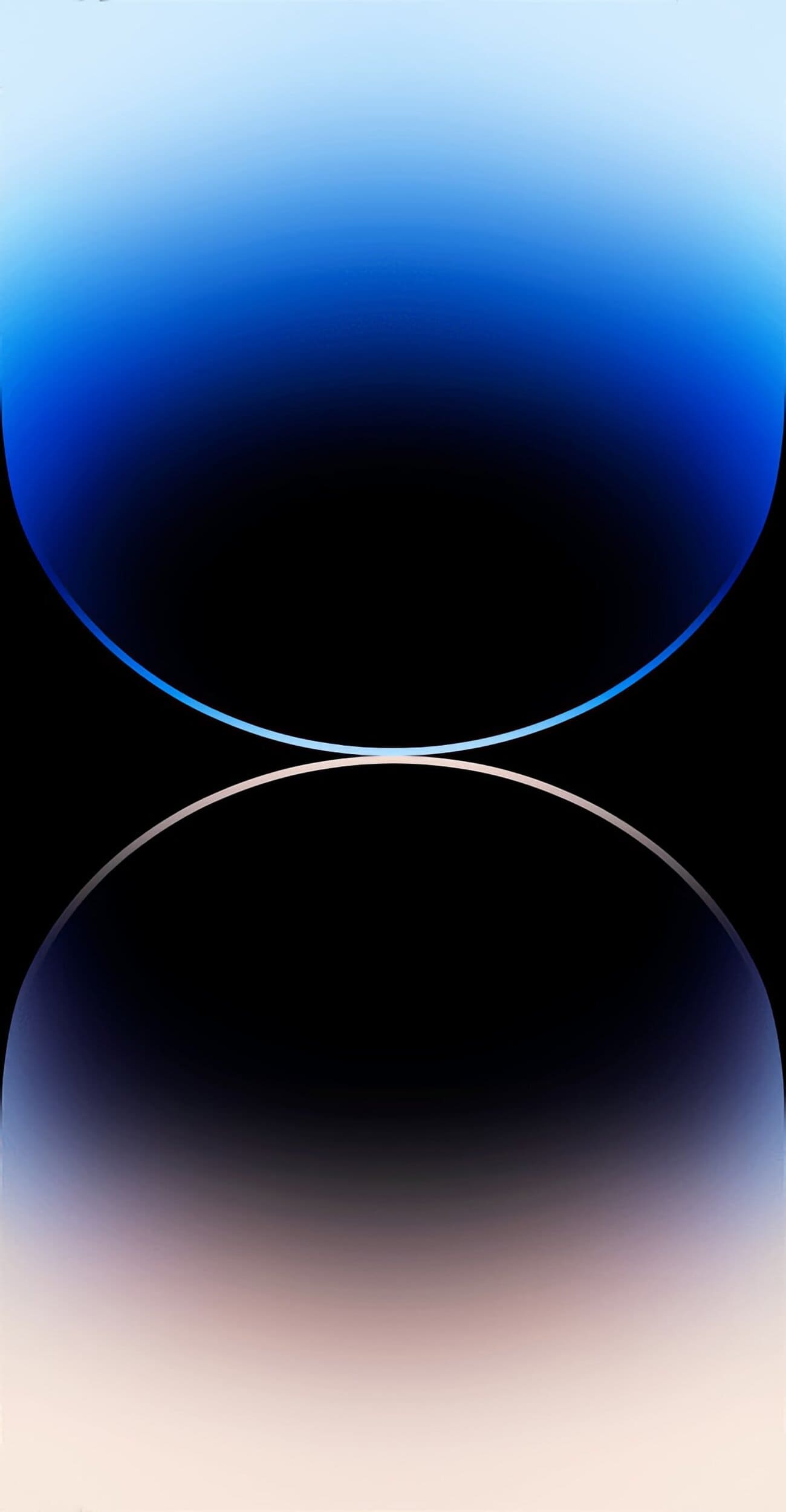 خلفية ايفون 14 برو ماكس اصلية زرقاء بجودة HD