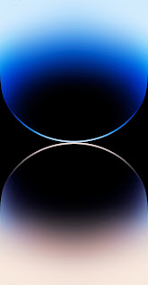 خلفيات ايفون 14 برو ماكس اصلية زرقاء