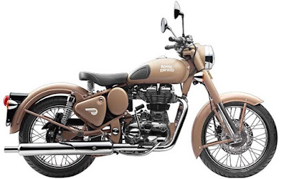 Royal Enfield Classic 500 Desert Storm cruiser motorcycle side image