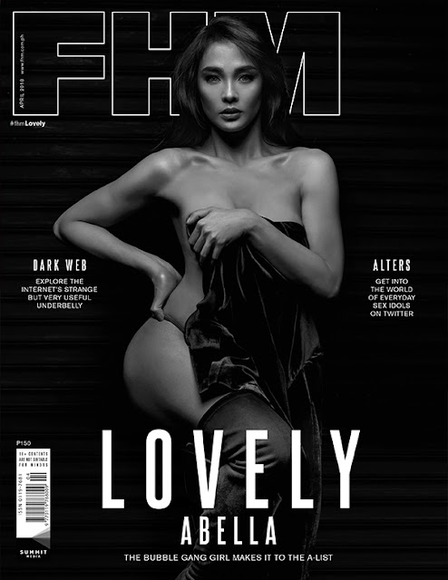 Lovely Abella FHM April 2018 Cover Girl