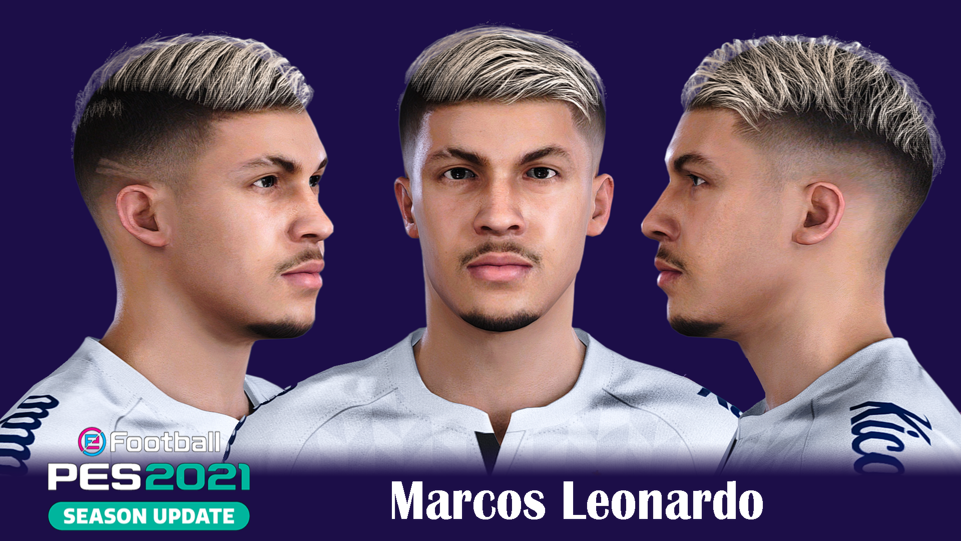 PES 2021 Marcos Leonardo - Santos FC by deNv​
